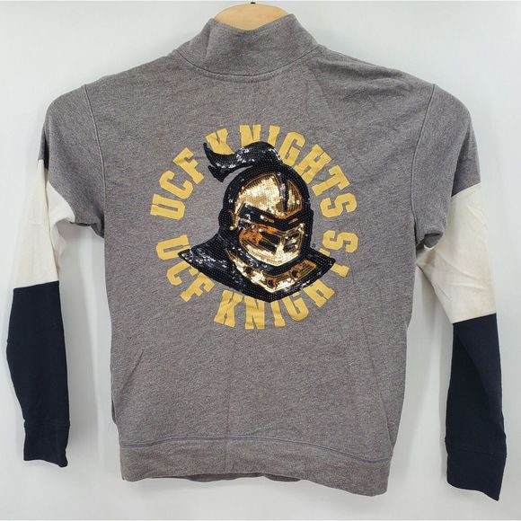 Victoria's Secret Pink UCF Central Florida Knights 1/4 Zip Sweatshirt Size XS - Picture 4 of 6